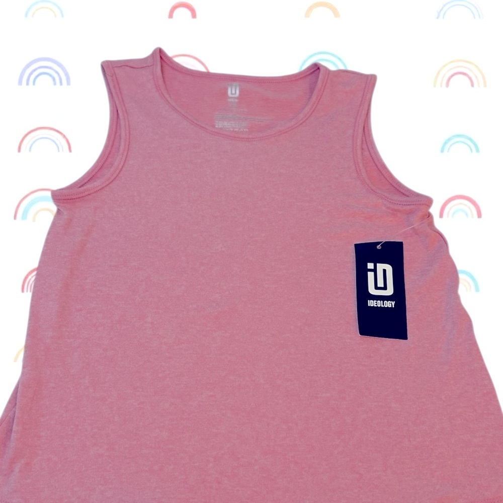 ID IDEOLOGY Toddler Girls Core Tank Top Wild Rose Size 5 - Picture 5 of 6